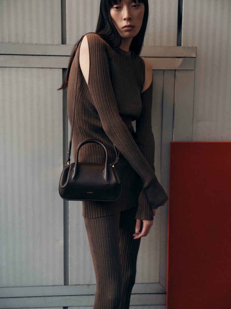 Mini Oyster Duffle - Espresso Pebble Grained Leather Women Shoulder Bags Espresso Yuzefi - Image 2