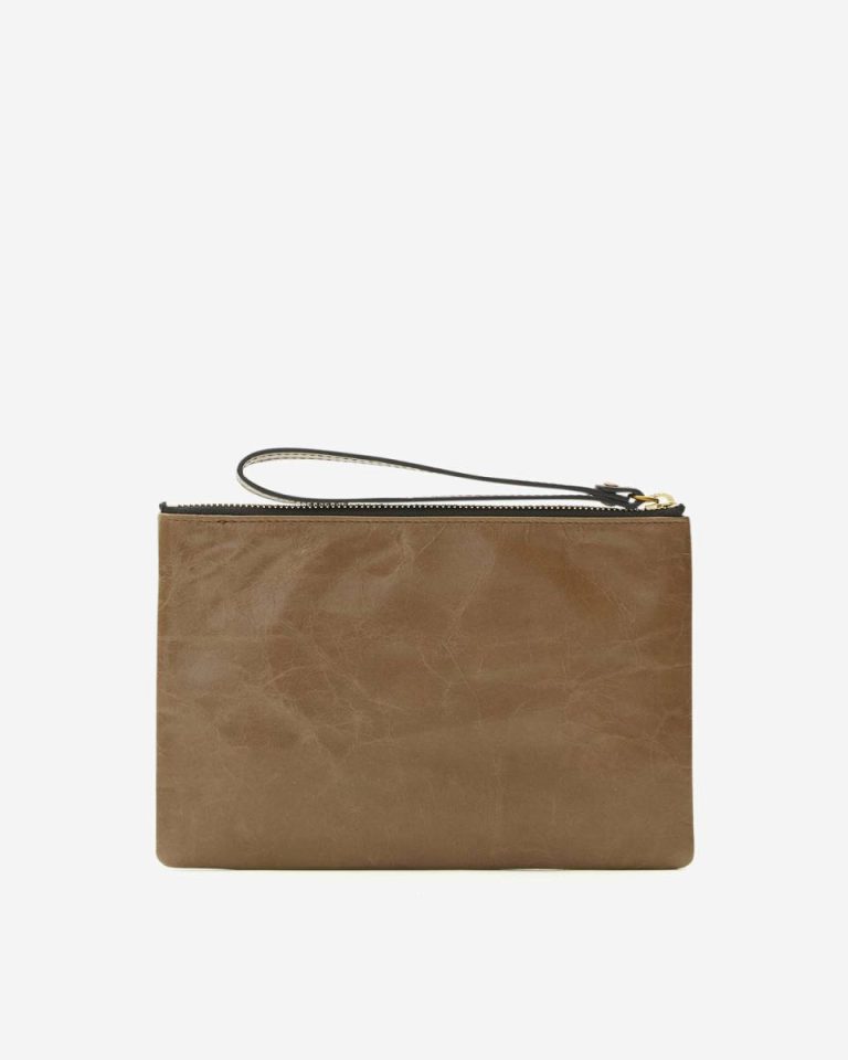 Mino Bag Women Isabel Marant Clutches & Small Leather Goods Dark Khaki - Image 2