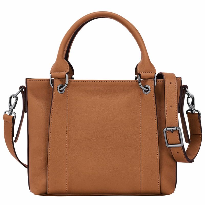 Natural Leather Bags Longchamp 3D S Handbag Natural - Leather Women - Image 4