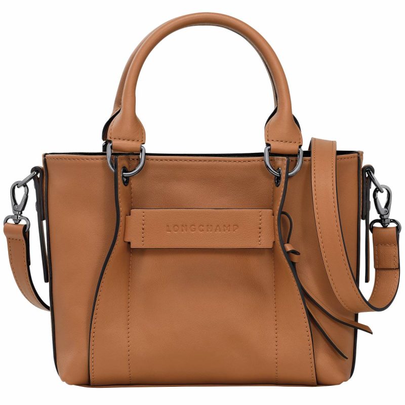 Natural Leather Bags Longchamp 3D S Handbag Natural - Leather Women