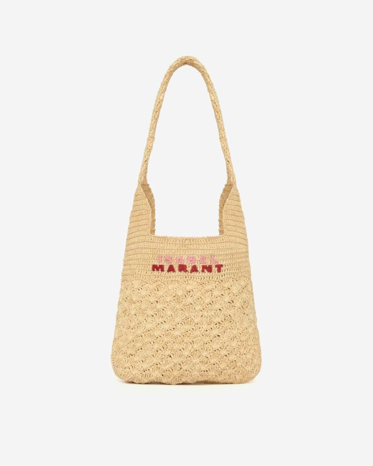 Natural/Pink Isabel Marant Praia Small Bag Shoulder Bags Women - Image 3