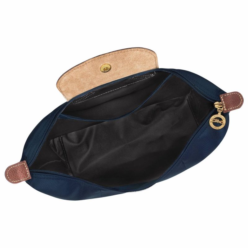 Navy Longchamp Le Pliage Original M Backpack Navy - Canvas Backpacks Women - Image 5