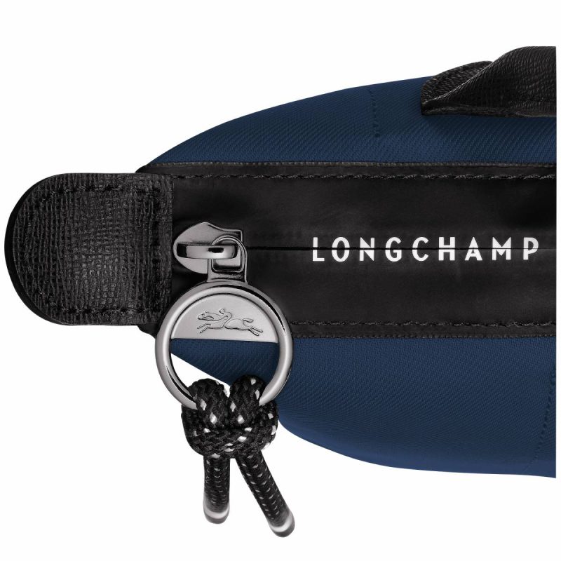 Navy Women Longchamp Pouches & Cases Le Pliage Energy Pouch Navy - Recycled Canvas - Image 5