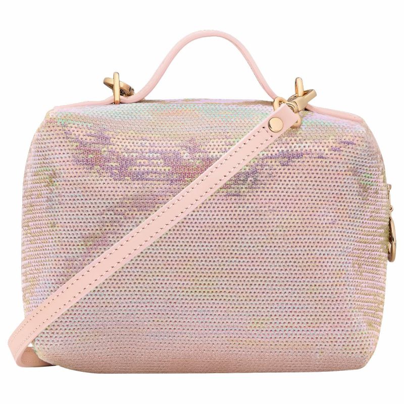 Nude Longchamp Le Pliage Collection Xs Crossbody Bag Nude - Canvas Women Mini Bags - Image 4