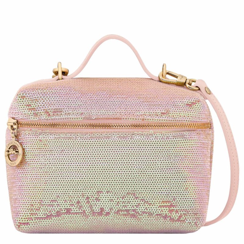 Nude Longchamp Le Pliage Collection Xs Crossbody Bag Nude - Canvas Women Mini Bags