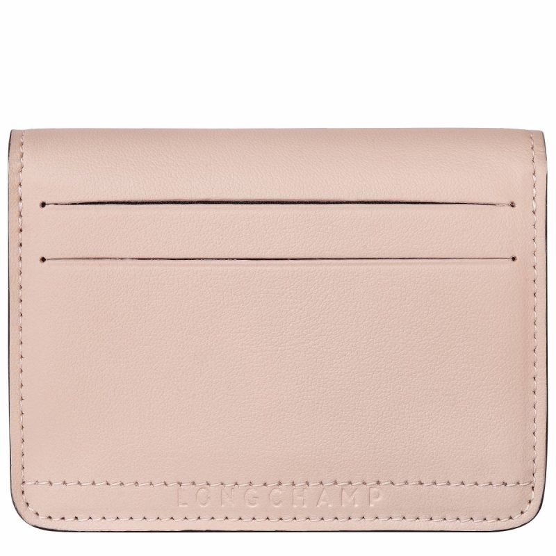 Nude Longchamp Women Cardholders & Coin Purses Le Pliage Xtra Card Holder Nude - Leather - Image 2
