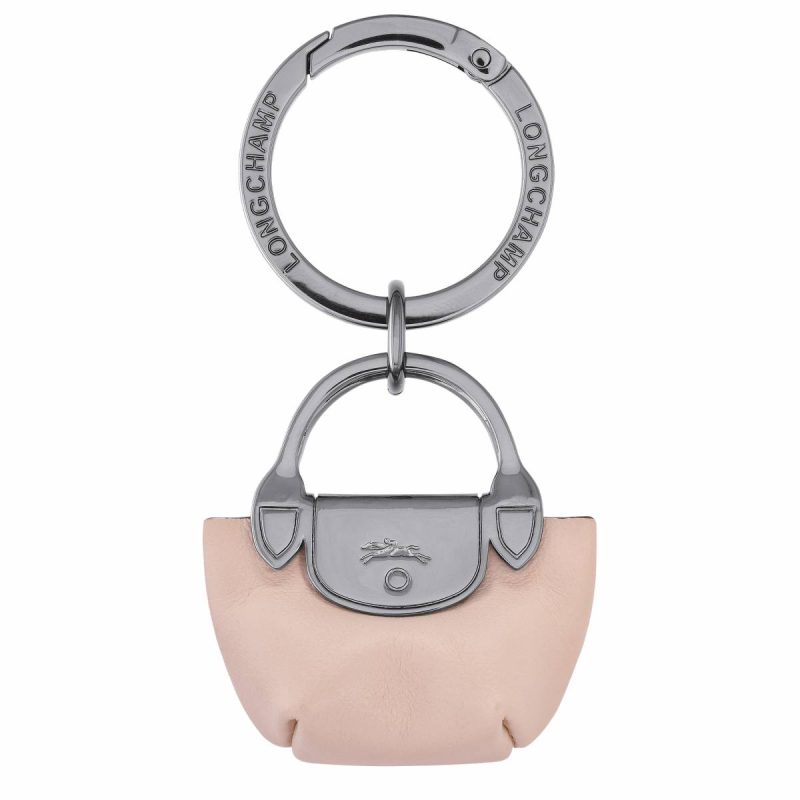 Nude Women Keyrings Longchamp Le Pliage Xtra Key Ring Nude - Leather