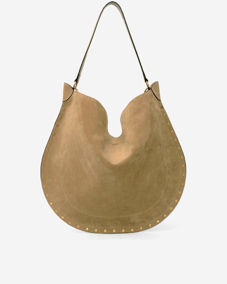 Oskan Hobo Soft Bag Women Isabel Marant Taupe Shoulder Bags