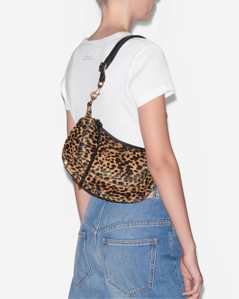 Oskan Moon Bag Isabel Marant Leopard Crossbody Bags Women - Image 4