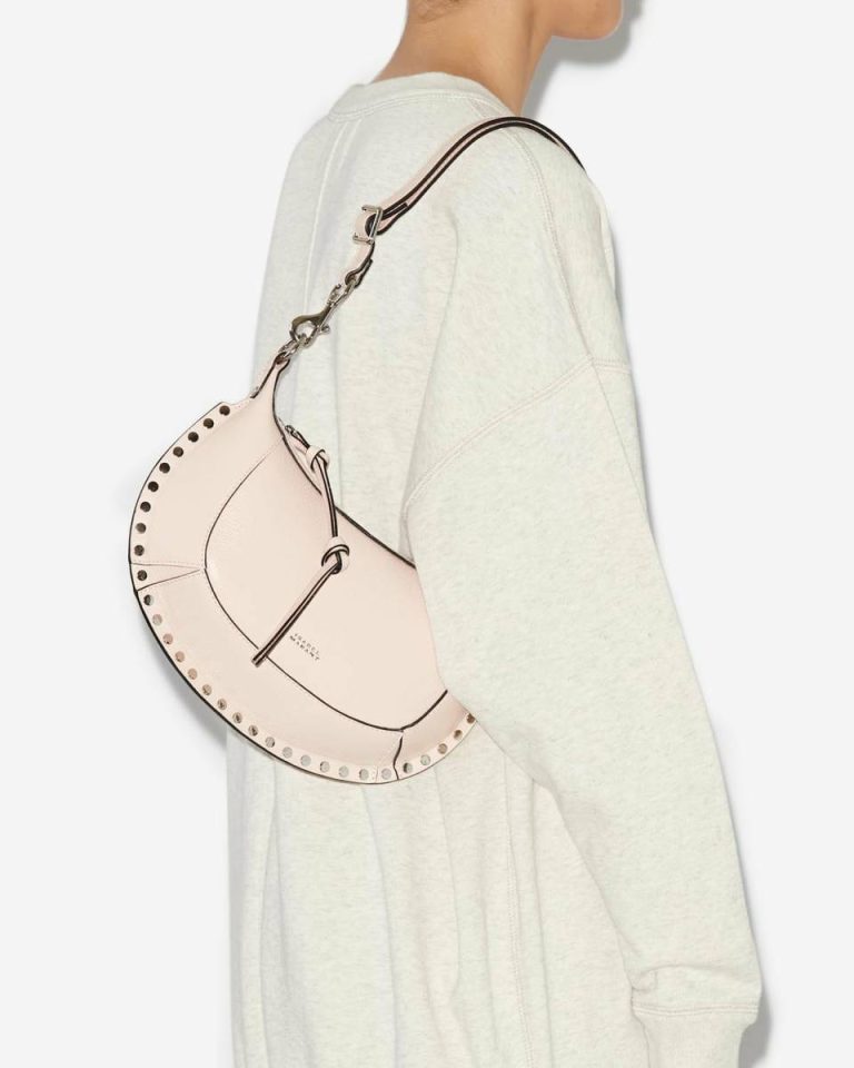 Oskan Moon Bag Isabel Marant Women Crossbody Bags Soft Pink - Image 3