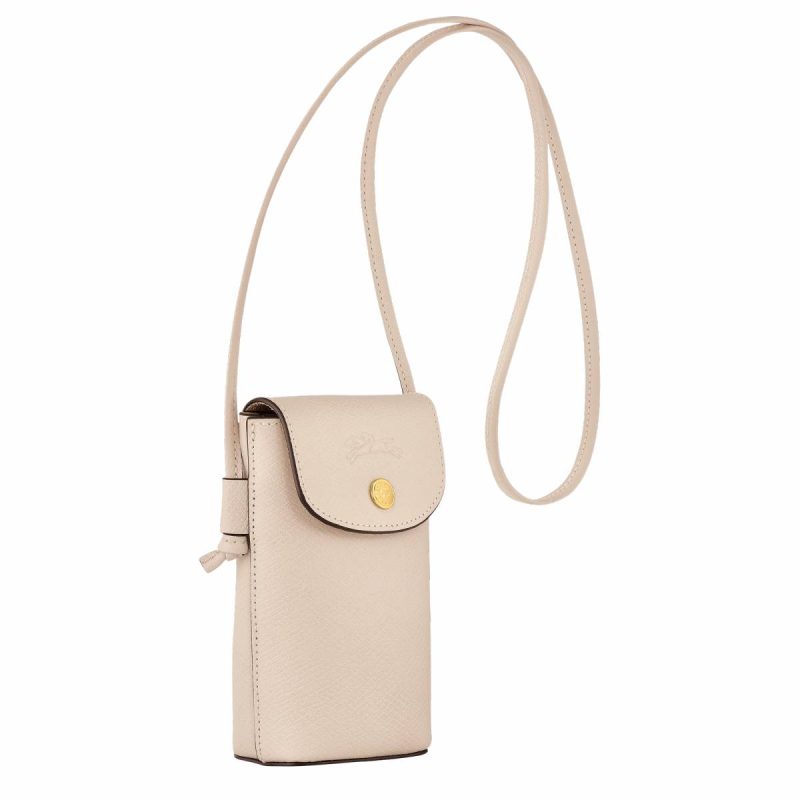 Paper Épure Phone Case With Leather Lace Paper - Leather Women Longchamp Phone Cases - Image 3