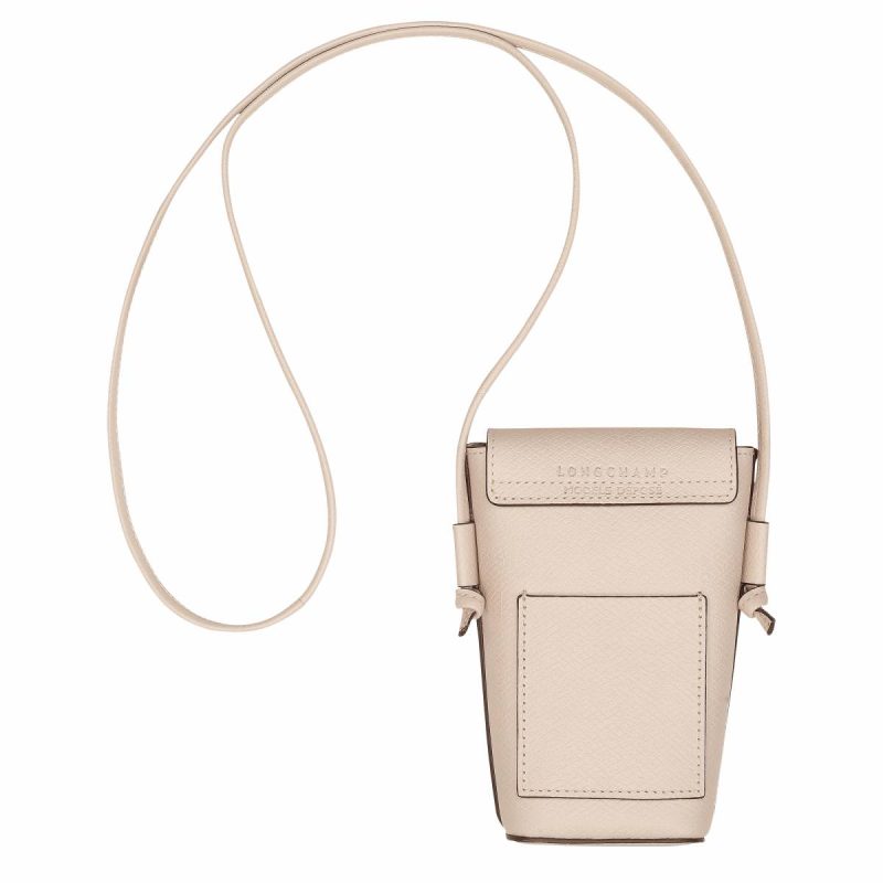 Paper Épure Phone Case With Leather Lace Paper - Leather Women Longchamp Phone Cases - Image 4