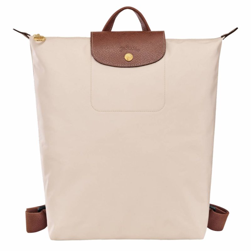 Paper Women Longchamp Le Pliage Original M Backpack Paper - Canvas Backpacks