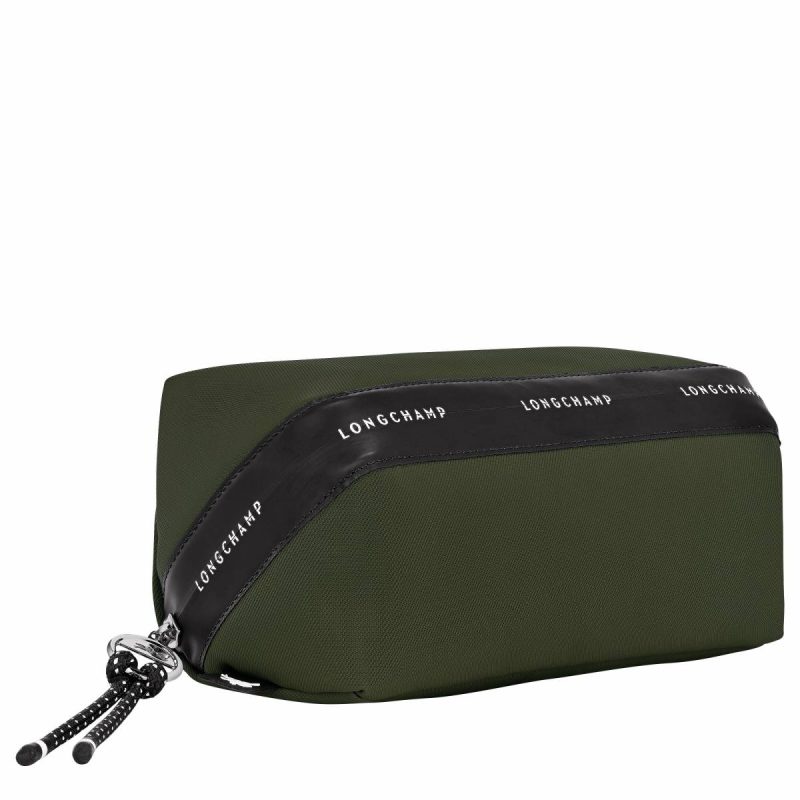 Pouches & Cases Women Khaki Le Pliage Energy Pouch Khaki - Canvas Longchamp - Image 2