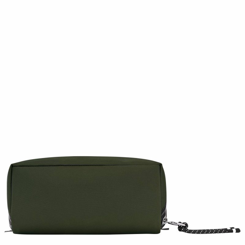 Pouches & Cases Women Khaki Le Pliage Energy Pouch Khaki - Canvas Longchamp - Image 3