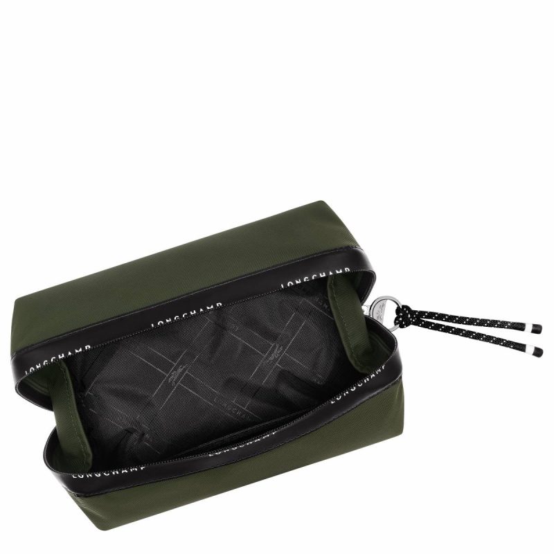Pouches & Cases Women Khaki Le Pliage Energy Pouch Khaki - Canvas Longchamp - Image 4