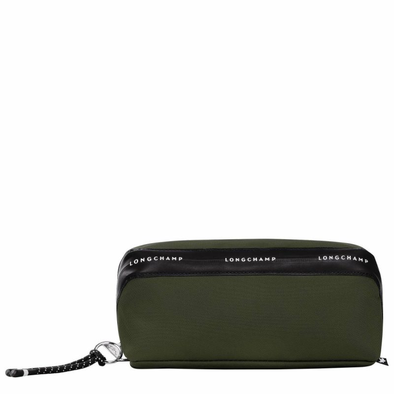 Pouches & Cases Women Khaki Le Pliage Energy Pouch Khaki - Canvas Longchamp