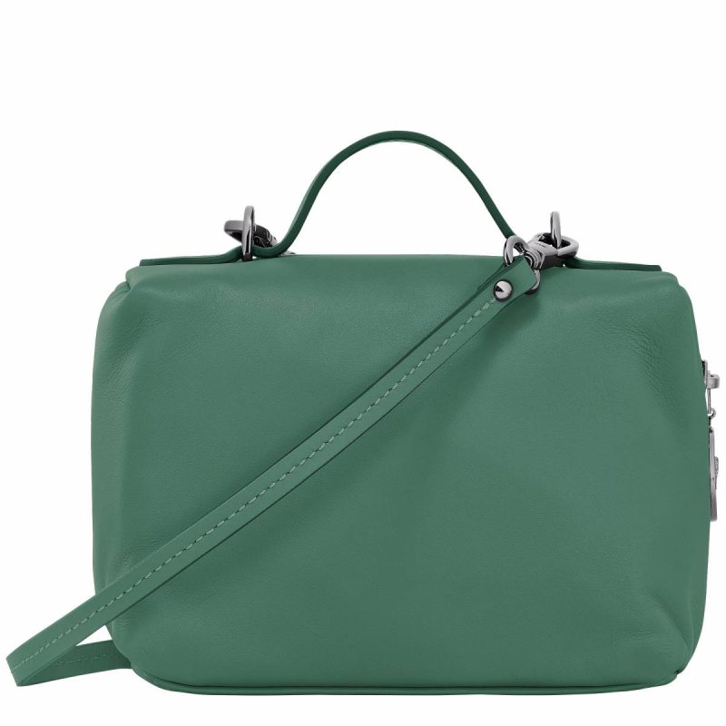 Sage Women Le Pliage Xtra Xs Vanity Sage - Leather Leather Bags Longchamp - Image 4
