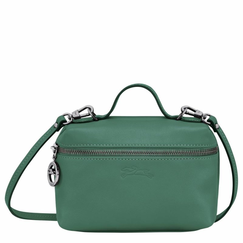 Sage Women Le Pliage Xtra Xs Vanity Sage - Leather Leather Bags Longchamp