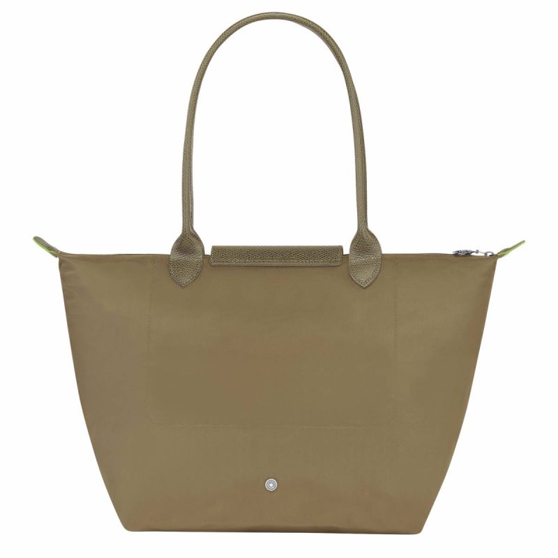 Shoulder Bags Artichoke Le Pliage Green L Tote Bag Artichoke - Recycled Canvas Women Longchamp - Image 2