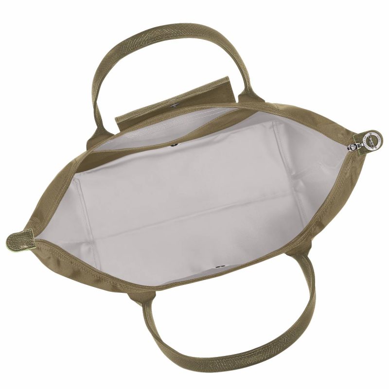 Shoulder Bags Artichoke Le Pliage Green L Tote Bag Artichoke - Recycled Canvas Women Longchamp - Image 3