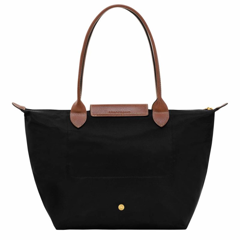Shoulder Bags Black Longchamp Le Pliage Original M Tote Bag Black - Recycled Canvas Women - Image 3