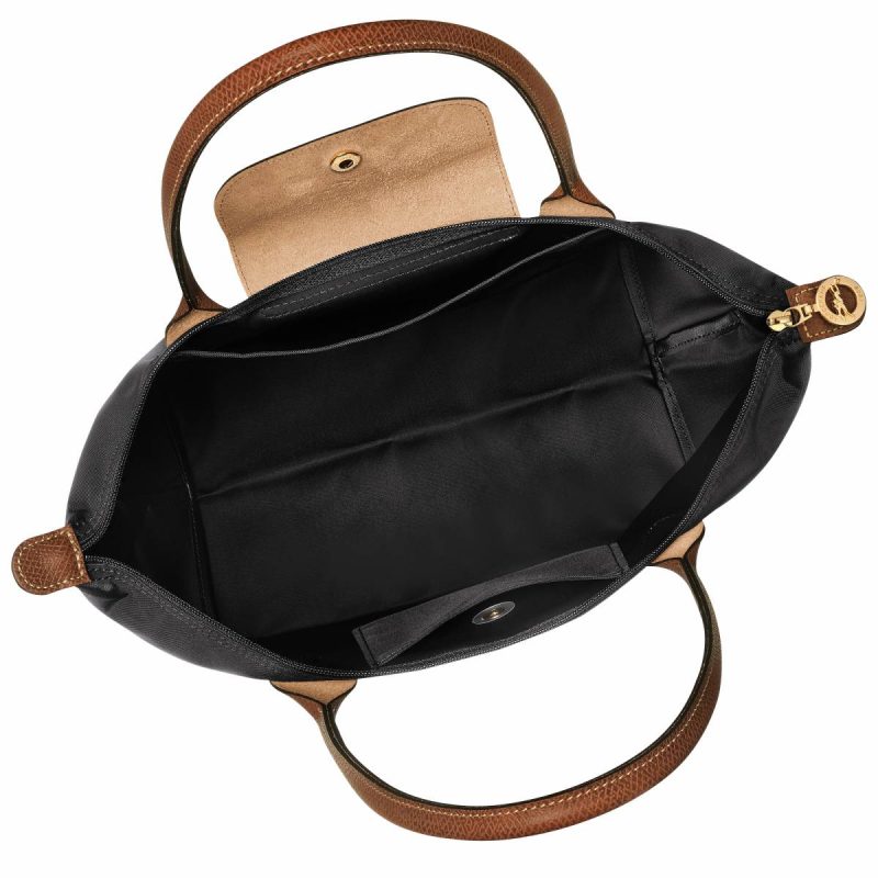 Shoulder Bags Black Longchamp Le Pliage Original M Tote Bag Black - Recycled Canvas Women - Image 4