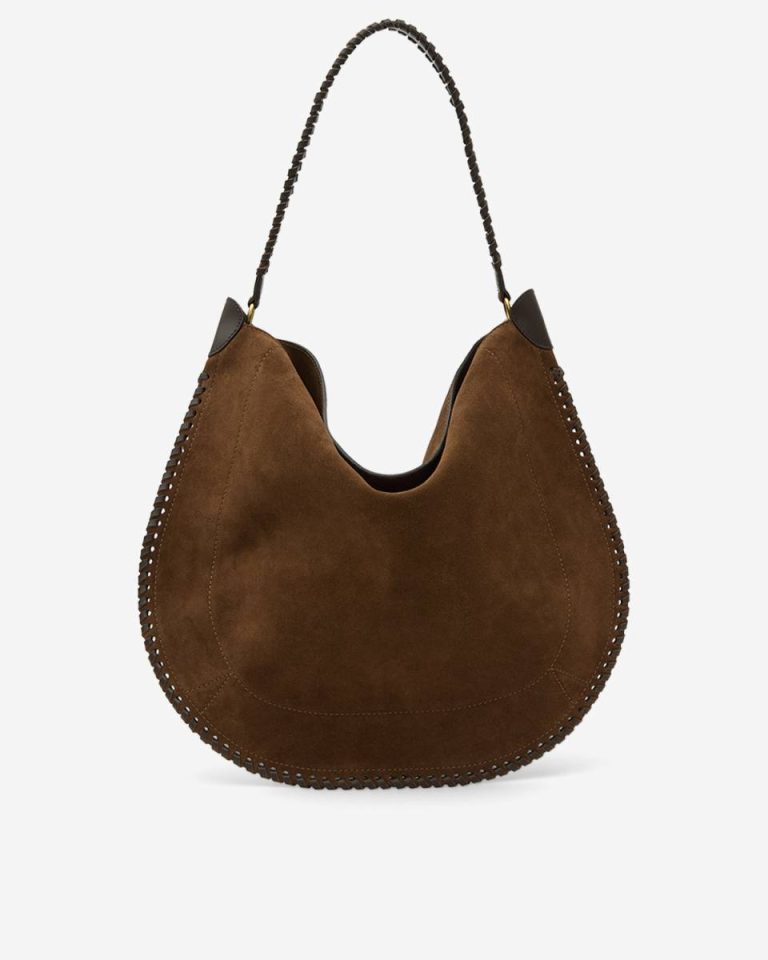 Shoulder Bags Isabel Marant Women Oskan Hobo Soft Bag Chocolate - Image 3