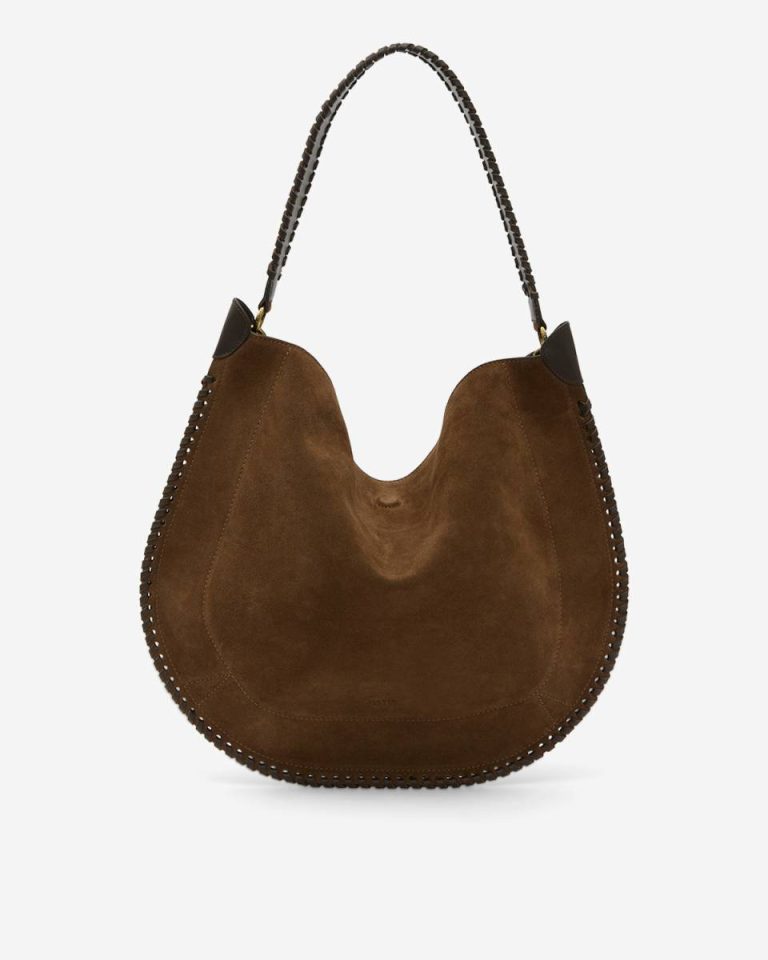 Shoulder Bags Isabel Marant Women Oskan Hobo Soft Bag Chocolate