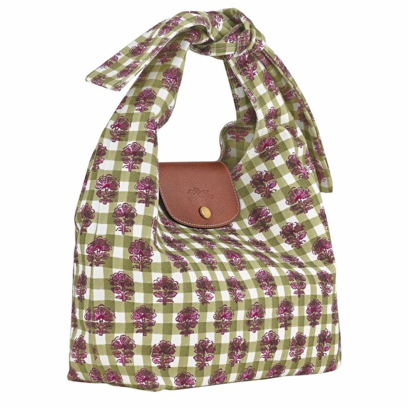 Shoulder Bags Le Pliage Collection M Shoulder Bag Artichoke - Canvas Women Artichoke Longchamp - Image 3