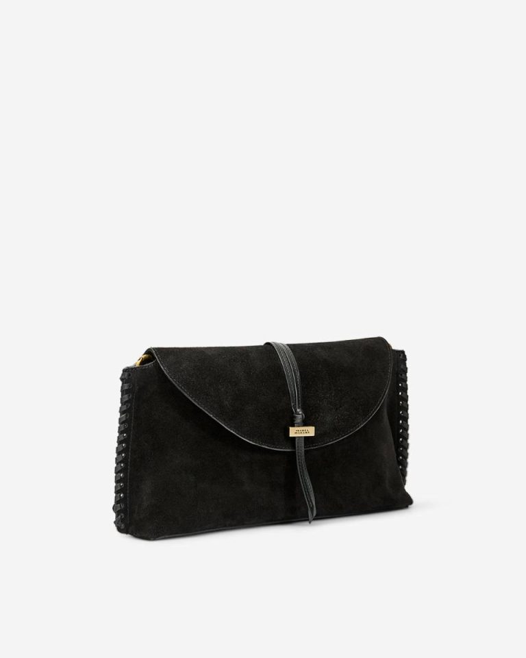 Silao Clutch Isabel Marant Black Women Crossbody Bags