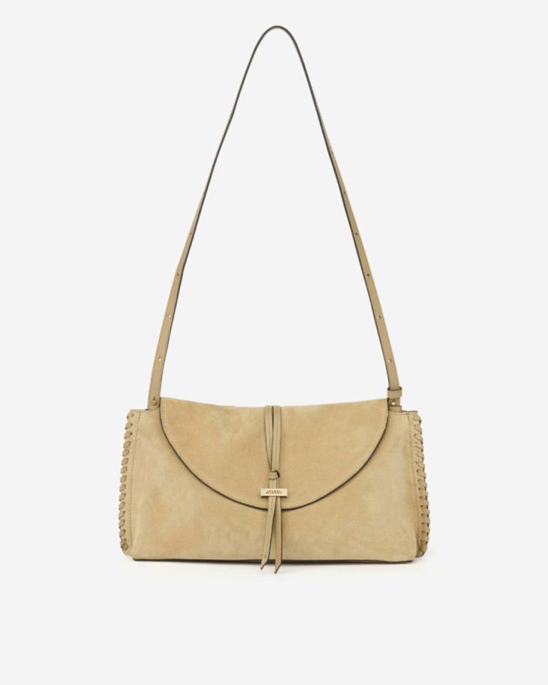 Silao Clutch Isabel Marant Women Light Beige Crossbody Bags