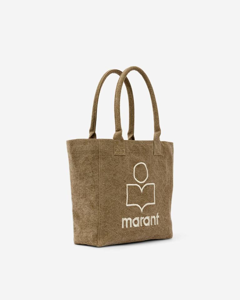 Small Yenky Bag Tote Bags Isabel Marant Dark Khaki Women