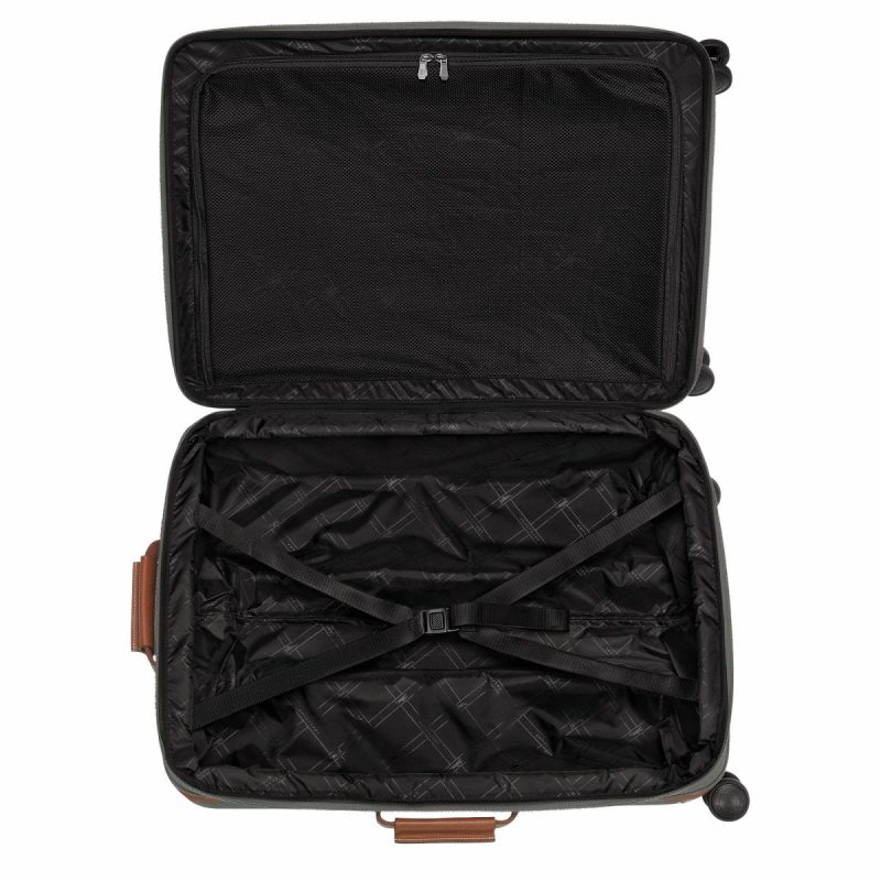 Suitcases Longchamp Boxford L Suitcase Brown - Recycled Canvas Women Brown - Image 2