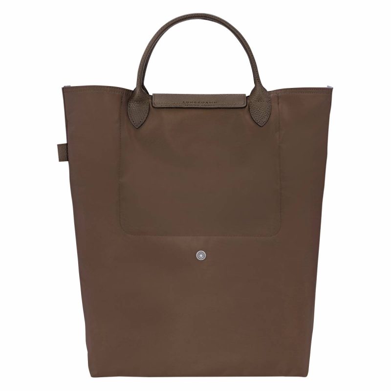 Terra Women Longchamp Handbags Le Pliage Green M Tote Bag Terra - Canvas - Image 4