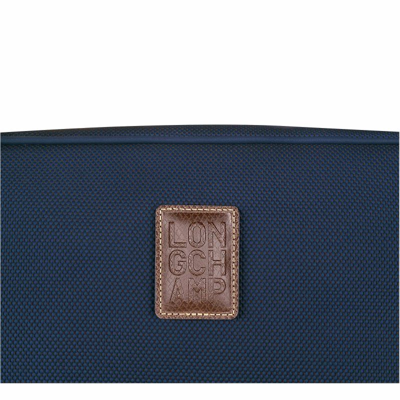 Toiletry Bags Longchamp Boxford Toiletry Case Blue - Recycled Canvas Blue Women - Image 3