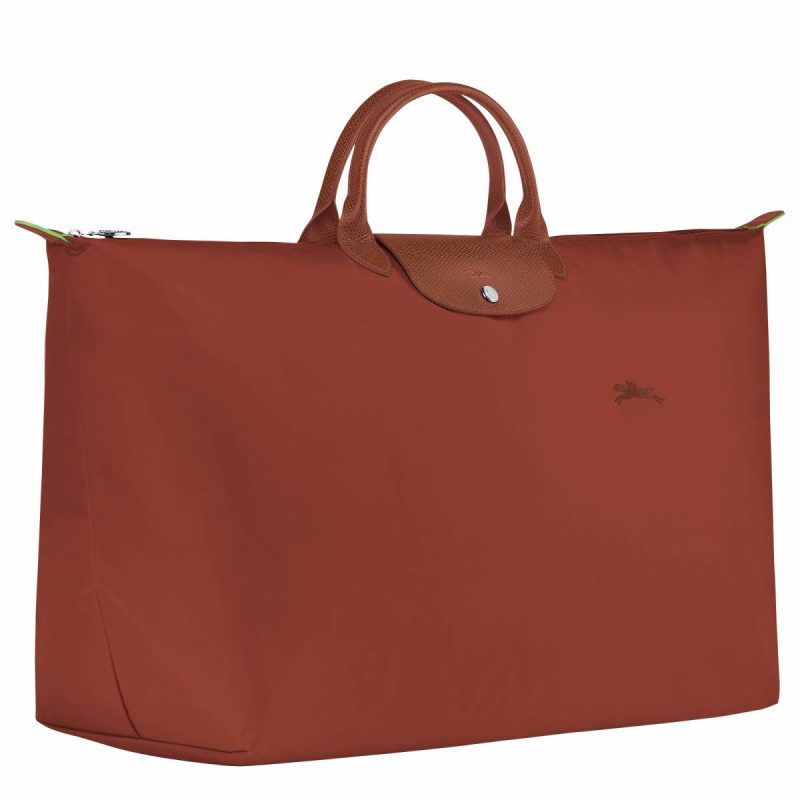 Travel Bags Le Pliage Green Xl Travel Bag Chestnut - Recycled Canvas Longchamp Women Chestnut - Image 2