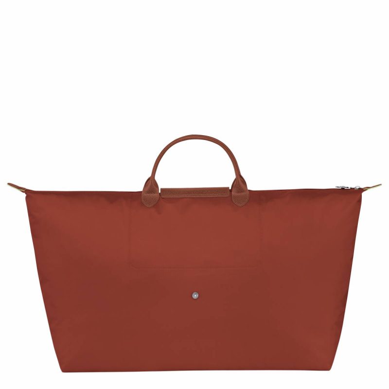 Travel Bags Le Pliage Green Xl Travel Bag Chestnut - Recycled Canvas Longchamp Women Chestnut - Image 3