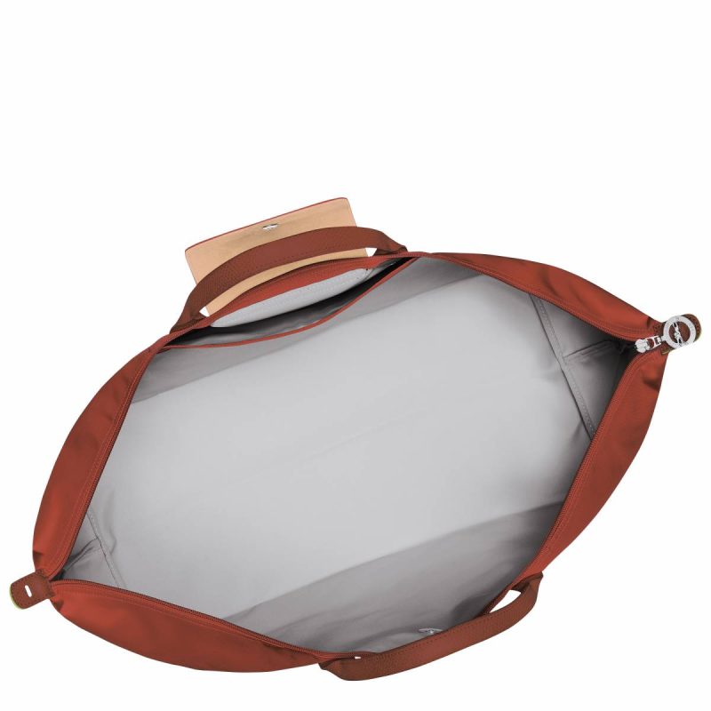 Travel Bags Le Pliage Green Xl Travel Bag Chestnut - Recycled Canvas Longchamp Women Chestnut - Image 4