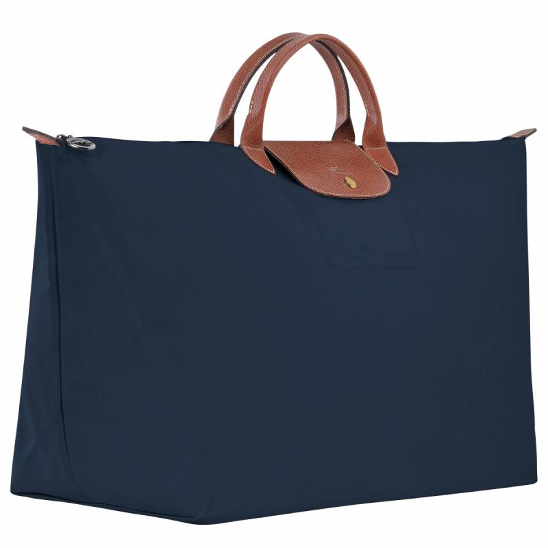Travel Bags Navy Women Le Pliage Original Xl Travel Bag Navy - Recycled Canvas Longchamp - Image 2