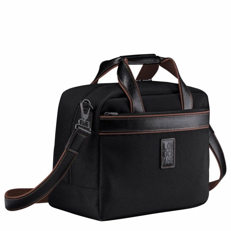 Travel Bags Women Boxford S Travel Bag Black - Recycled Canvas Black Longchamp - Image 2