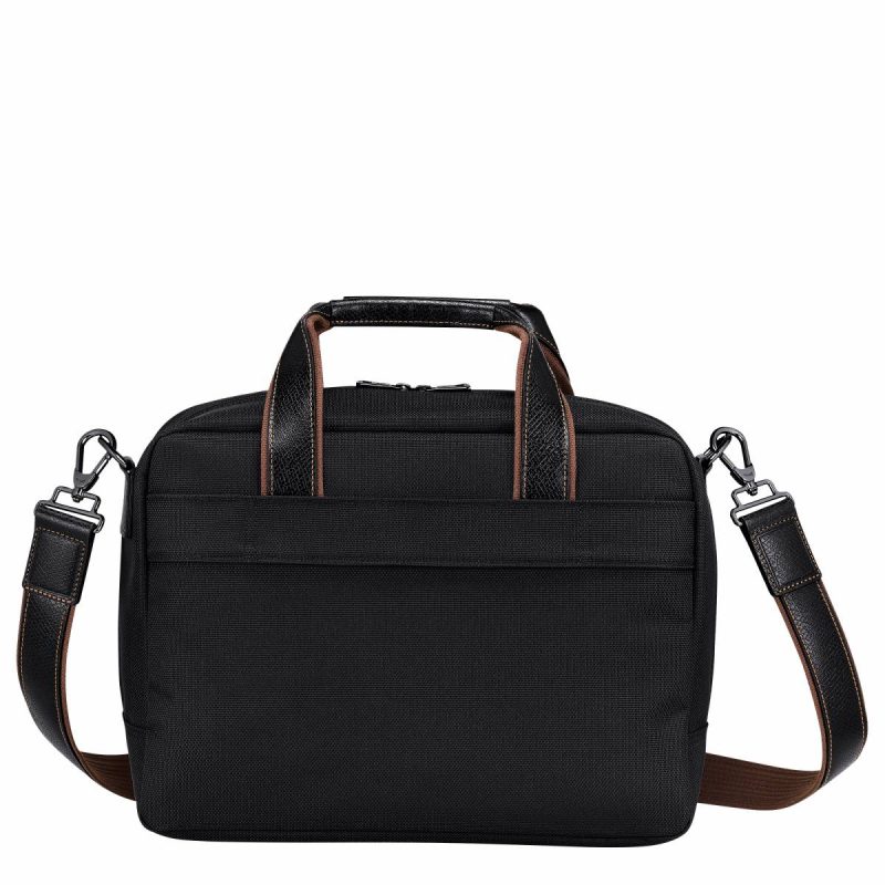 Travel Bags Women Boxford S Travel Bag Black - Recycled Canvas Black Longchamp - Image 3