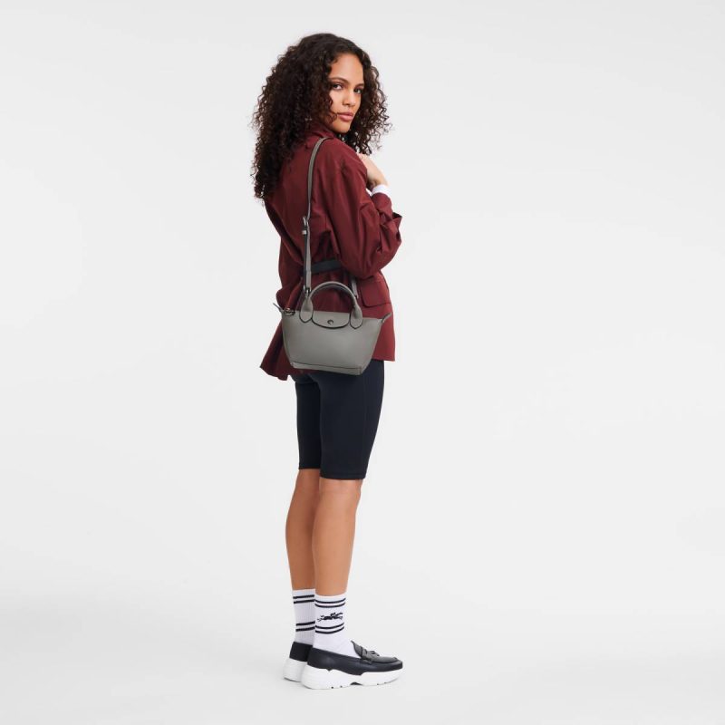 Turtledove Leather Bags Le Pliage Xtra Xs Handbag Turtledove - Leather Women Longchamp - Image 2