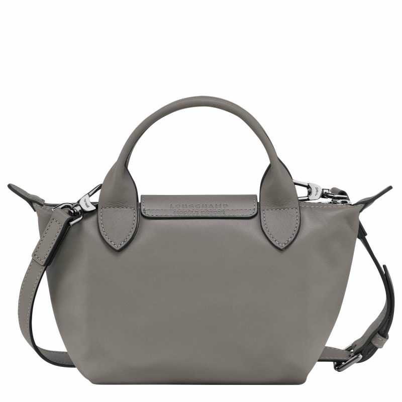 Turtledove Leather Bags Le Pliage Xtra Xs Handbag Turtledove - Leather Women Longchamp - Image 4