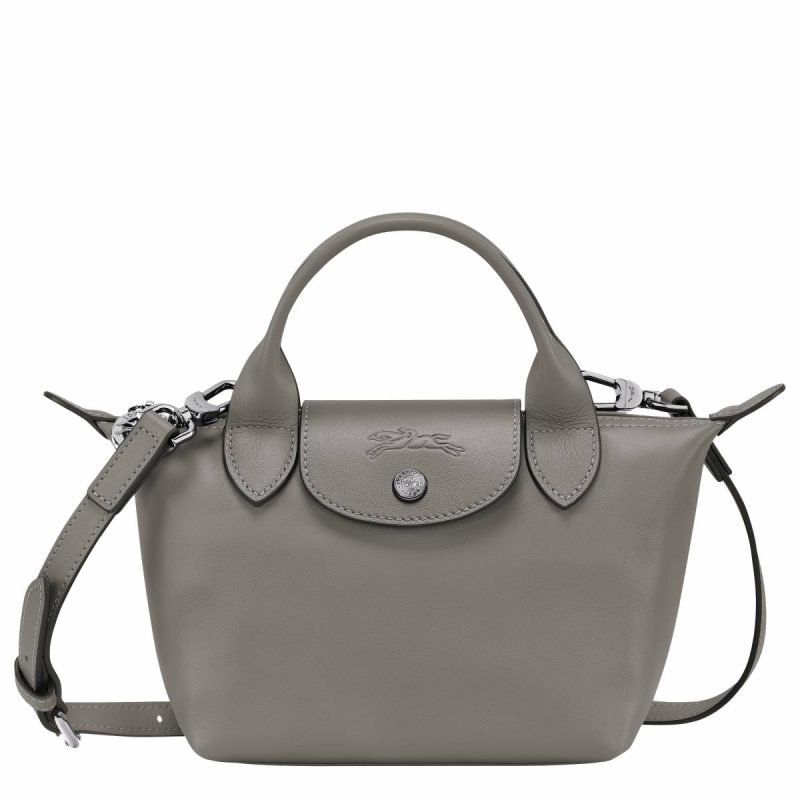 Turtledove Leather Bags Le Pliage Xtra Xs Handbag Turtledove - Leather Women Longchamp