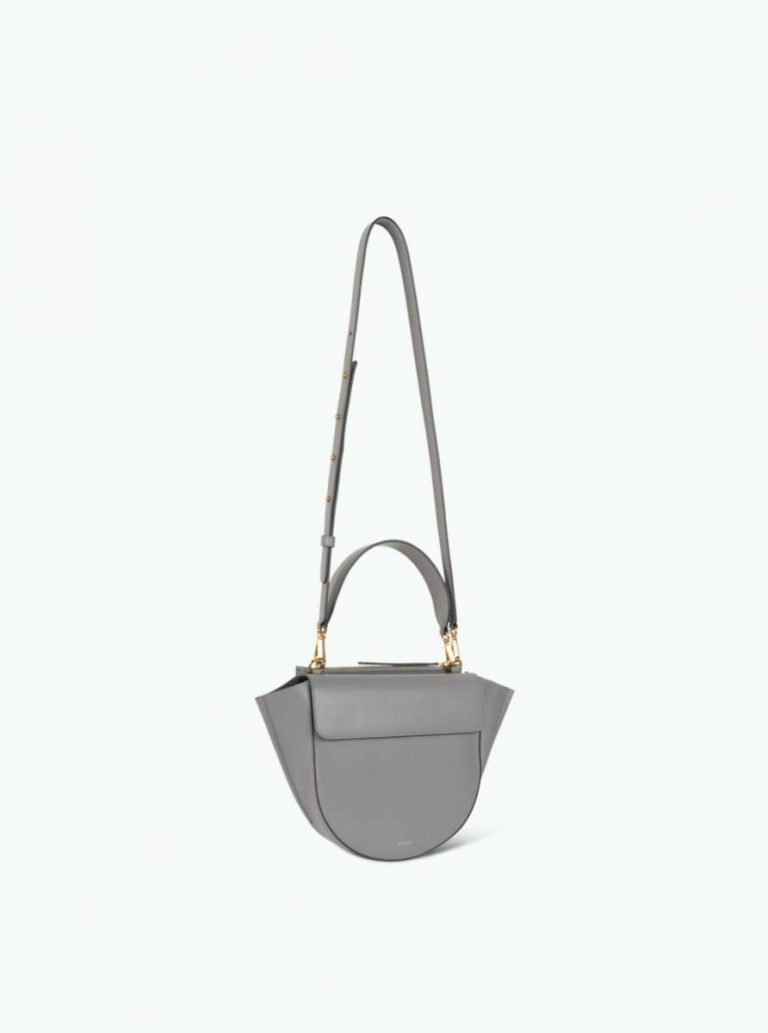 Wandler Concrete Women Hortensia Bag Medium - Concrete Top Handle Bags - Image 3