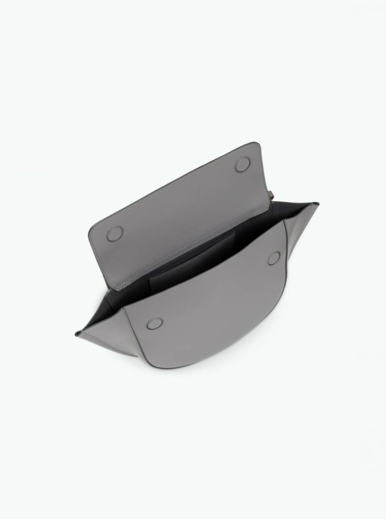 Wandler Concrete Women Hortensia Bag Medium - Concrete Top Handle Bags - Image 4