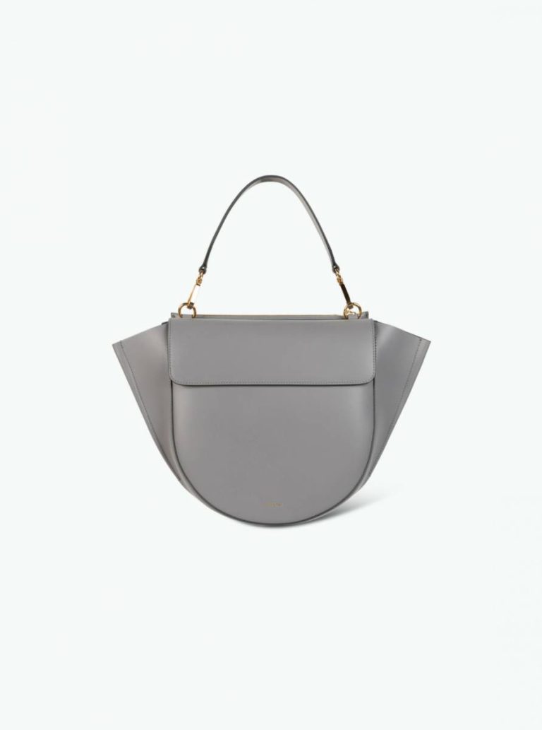 Wandler Concrete Women Hortensia Bag Medium - Concrete Top Handle Bags