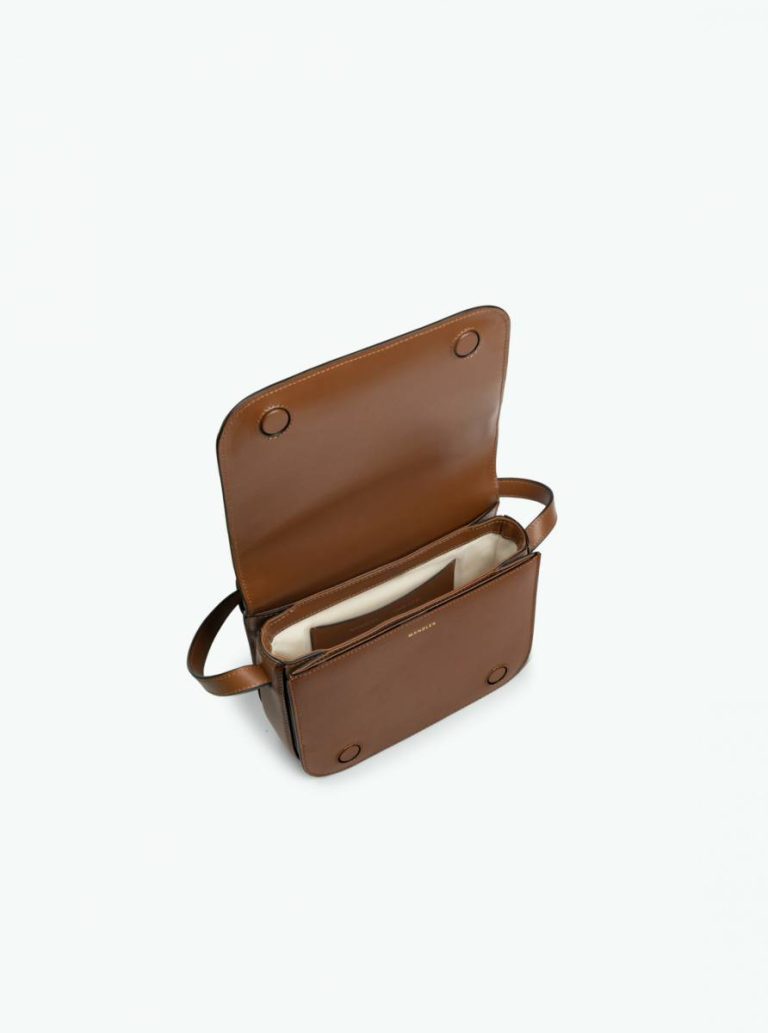 Wandler Saddle Crossbody Bags Oscar Trunk Medium - Saddle Women - Image 3
