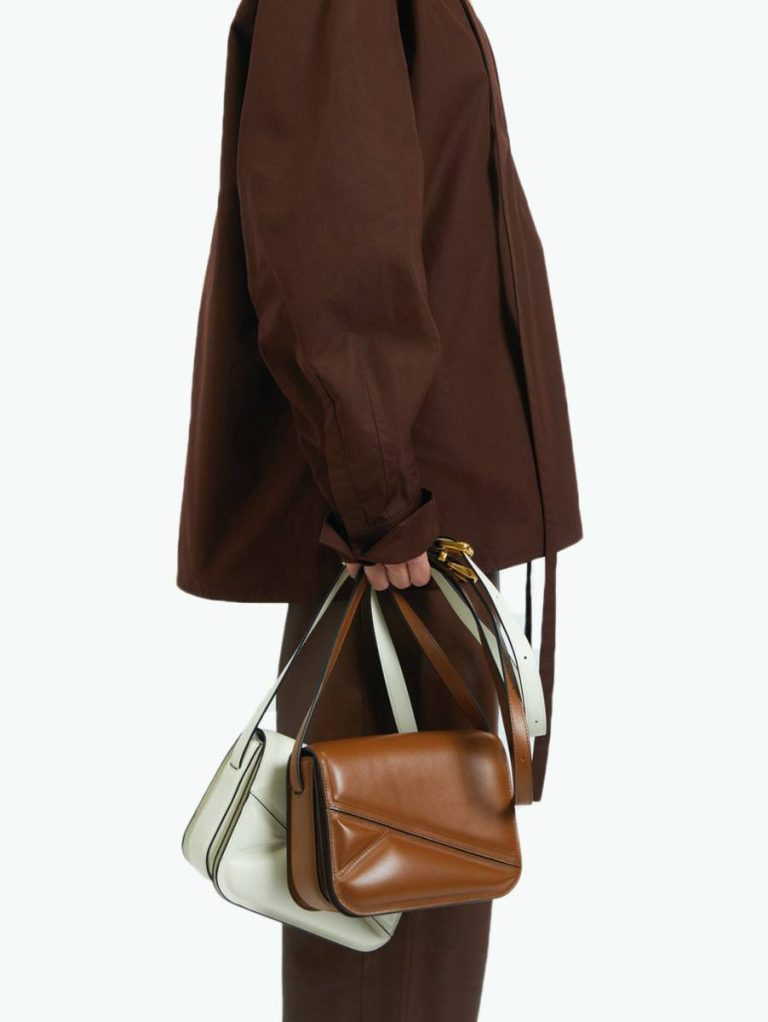 Wandler Saddle Crossbody Bags Oscar Trunk Medium - Saddle Women - Image 4